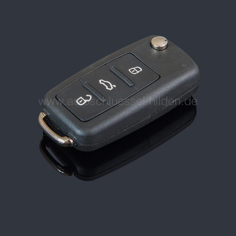 Schlüssel Ersatzschlüssel Fernbedienung 2 Tasten Gehäuse für VW Bora Golf  Polo